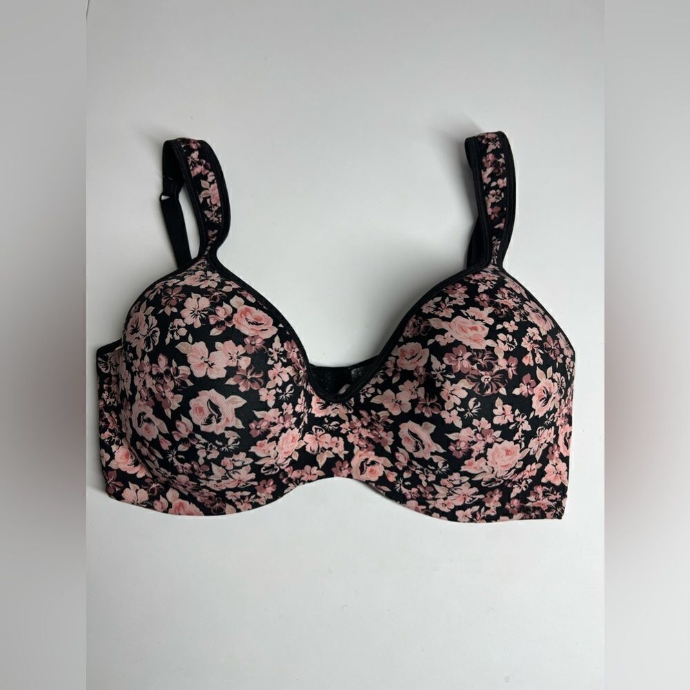 Laura Ashley Womens 38DD Floral Padded Bra Feminine Cottage Core Bra
